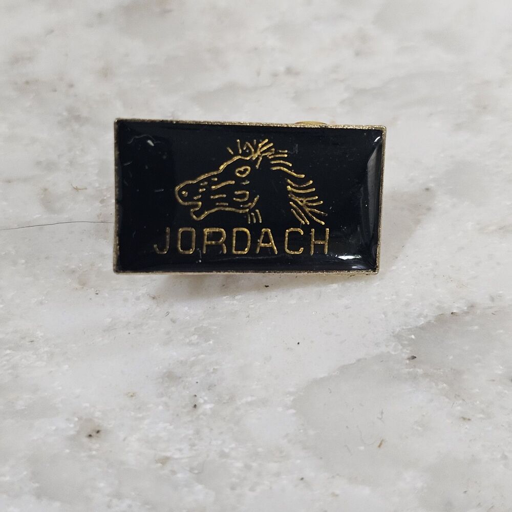 Jordache Jordach Error Enamel Vest Hat Tie Lapel Pin 1980's